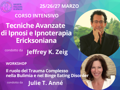 Corso “Tecniche Avanzate di Ipnosi e Ipnoterapia Ericksoniana“ J. Zeig