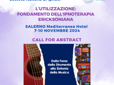 XVIII Congresso SII –  “L’Utilizzazione Fondamento dell’Ipnoterapia Ericksoniana”